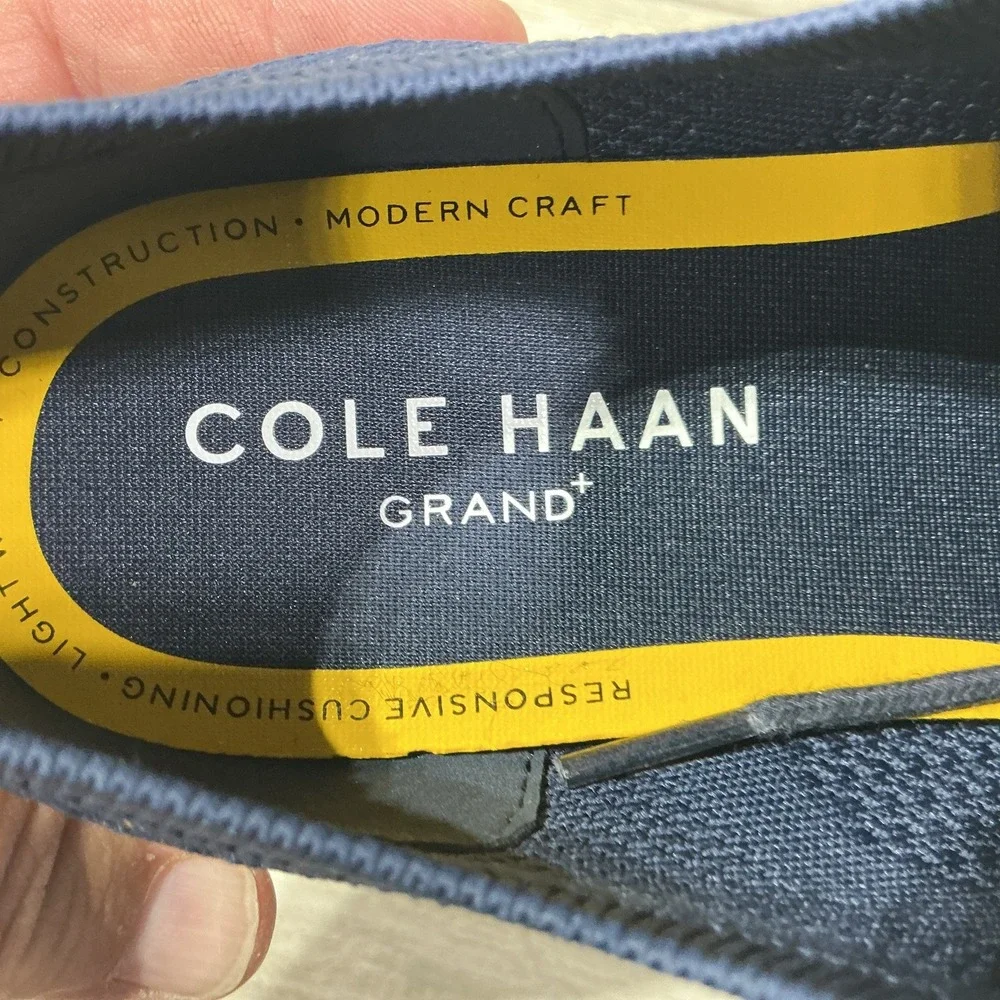 Cole Haan Grand Stitchlite Wing Ox Blue Knit Lace-Up Sneaker Men's US 8 M C37369
